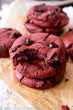 Red Velvet Chocolate Love Chip Cookie